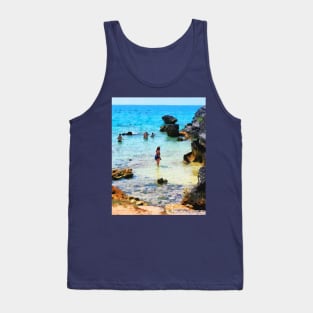 St. George Bermuda - Bathing in the Ocean Tank Top